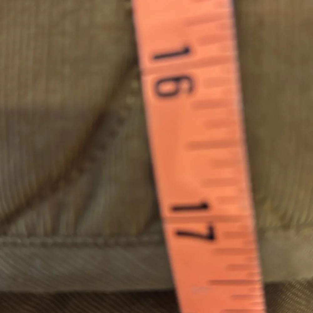 Madewell Corduroy Quilted Brown‎ Button Skirt Size 8